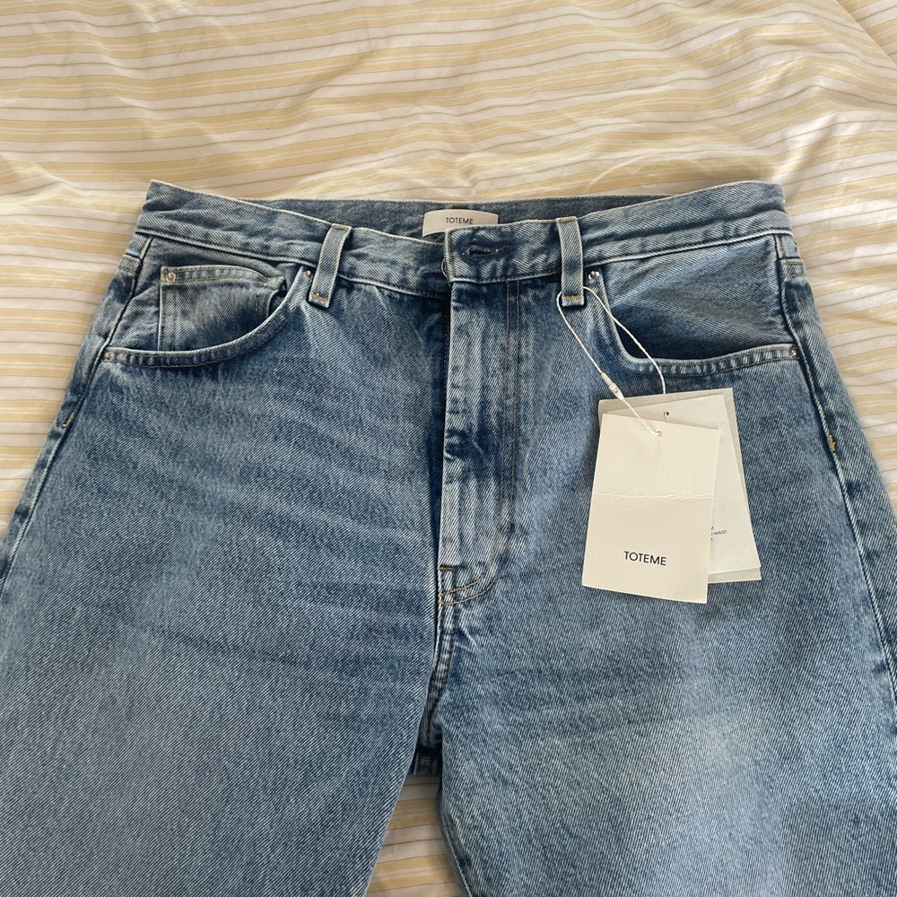 Toteme Twisted seam denim worn blue NWT - Picture 5 of 10